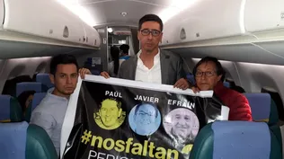 Familiares de los periodistas secuestrados