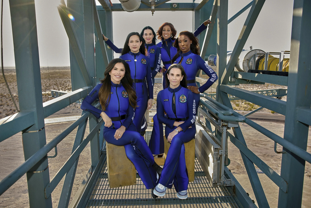 Las seis mujeres que participaron de la misión espacial de Blue Origin