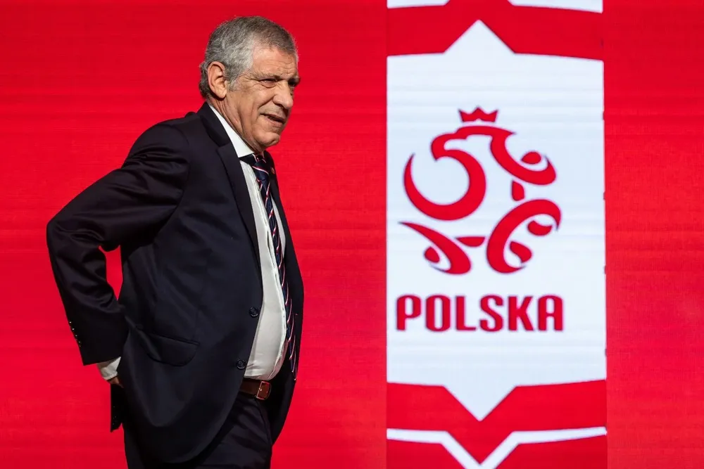 Fernando Santos en su presentación