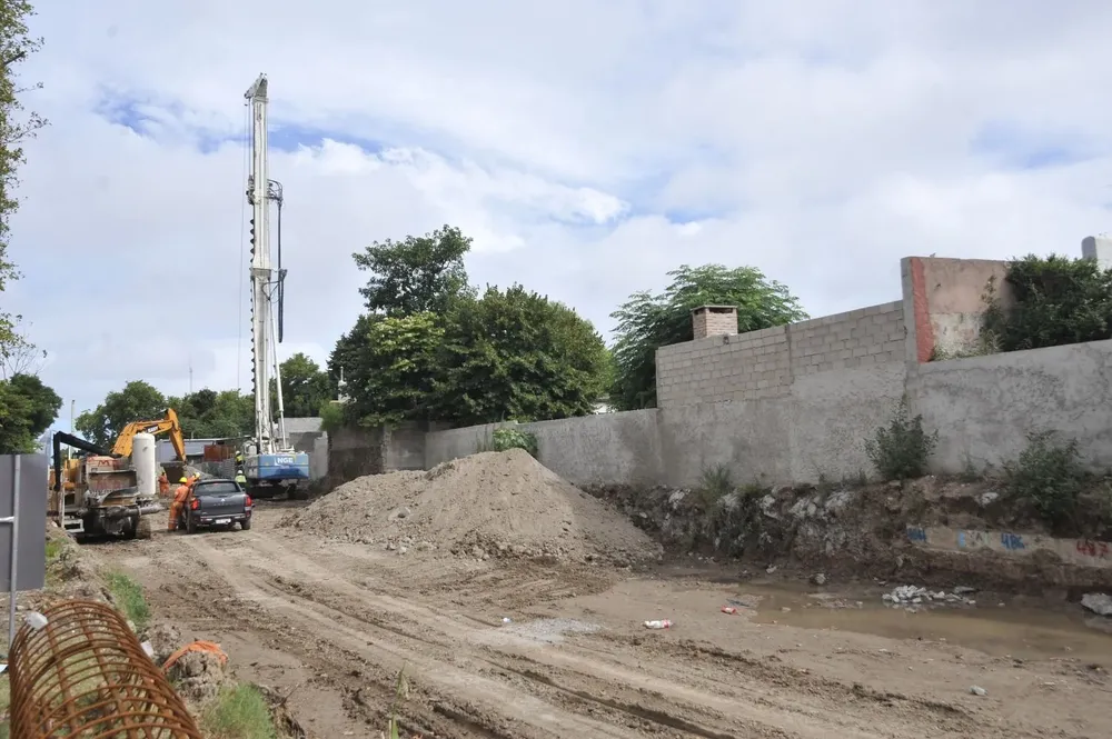 Obras en el Ferrocarril Central (Archivo).