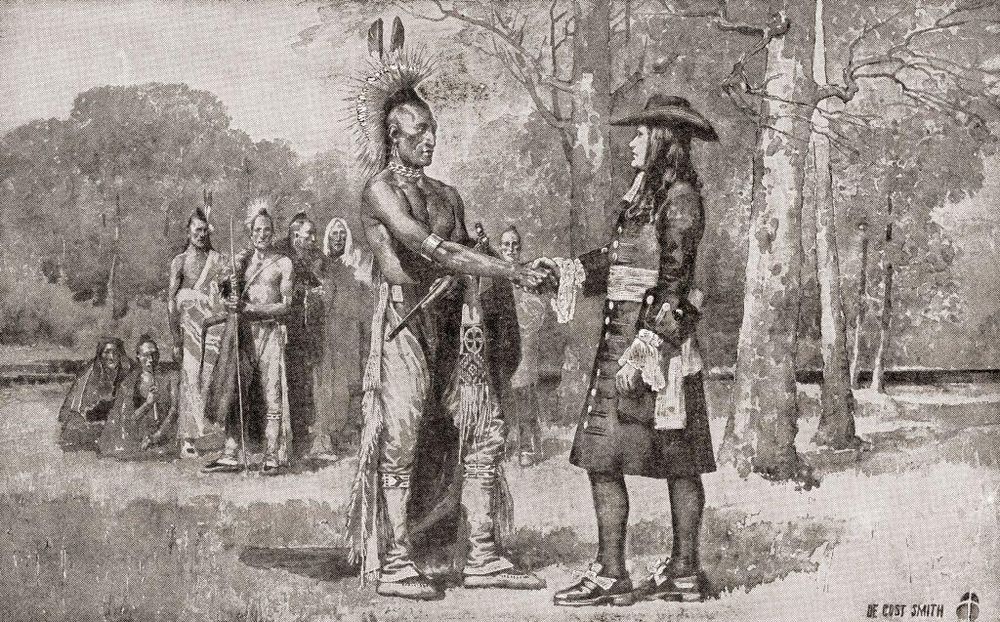Los colonos británicos fueron conquistando cada vez más territorios habitados por indígenas.