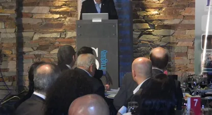 El Observador | Fratti durante su discurso en el Cottage