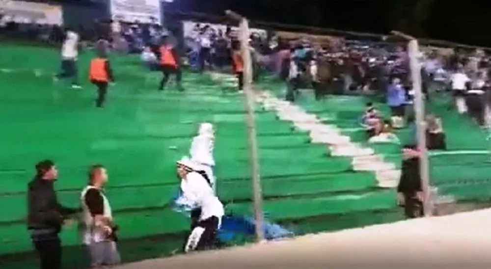 Una de las banderas robadas de Gremio