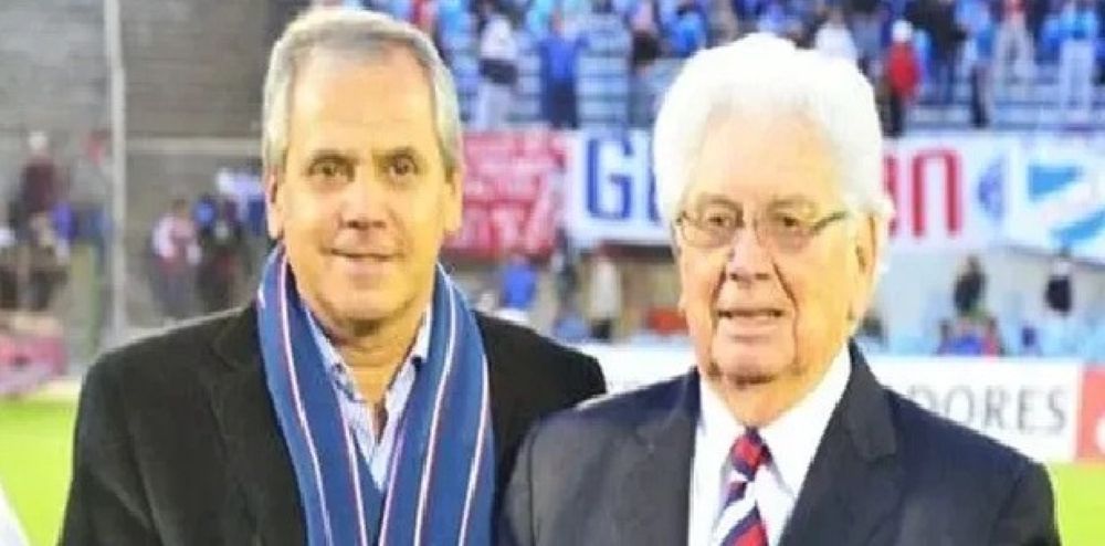 El expresidente de Nacional, José Fuentes y Miguel Ignomiriello