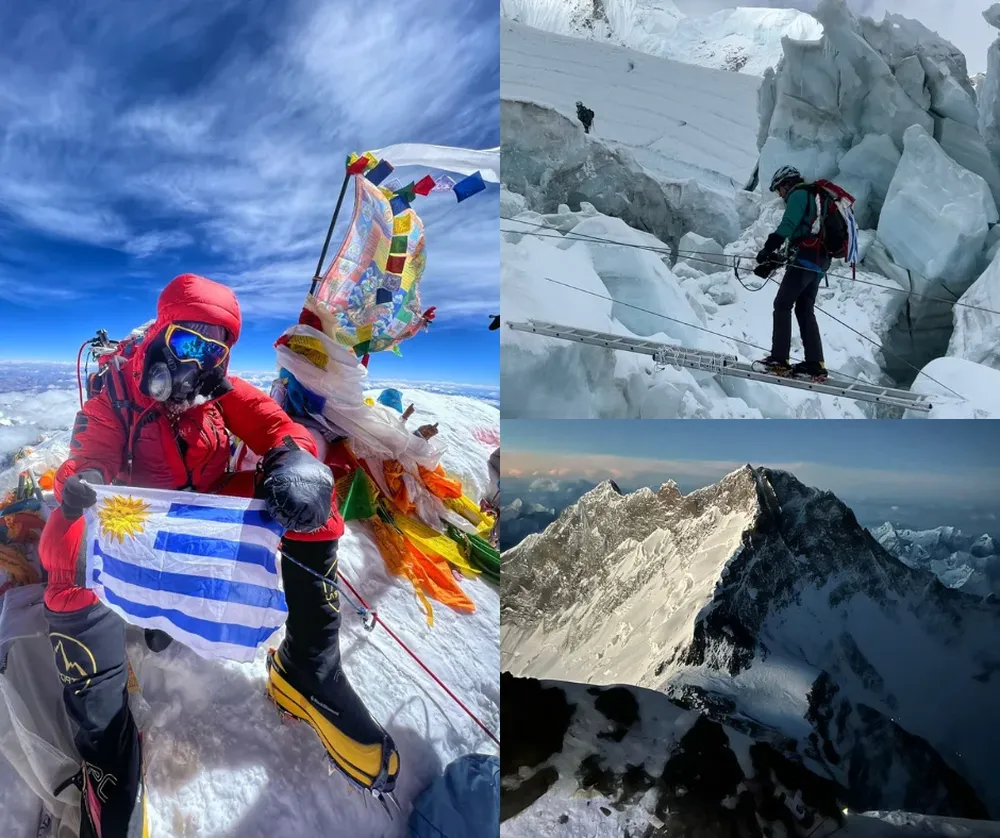 La primera mujer uruguaya en la cima del Everest