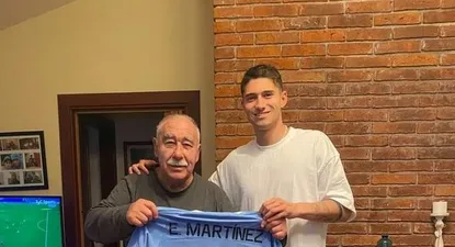 Emiliano Martínez y su abuelo Toto Toranza