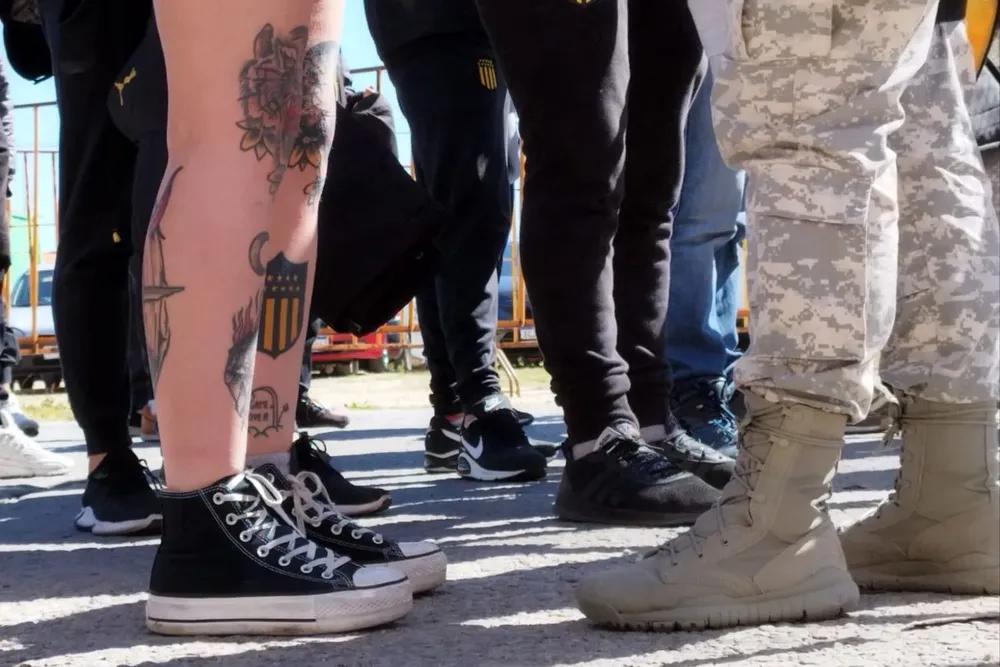 El operativo de seguridad.