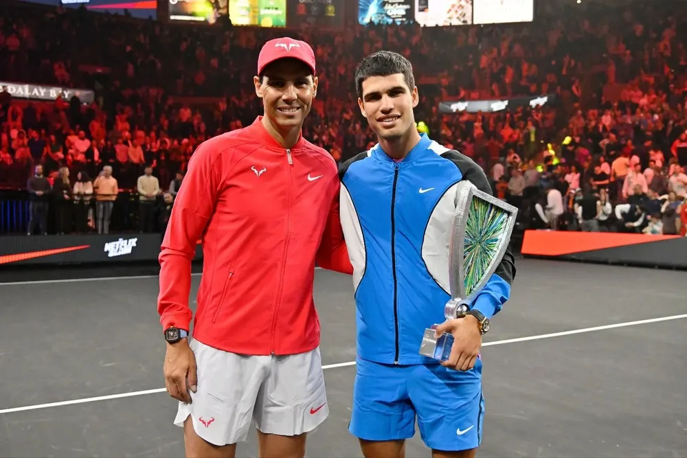 Rafael Nadal y Carlos Alcaraz jugarán juntos.