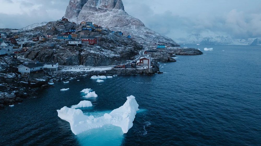 Groenlandia, territorio pretendido por Donald Trump.