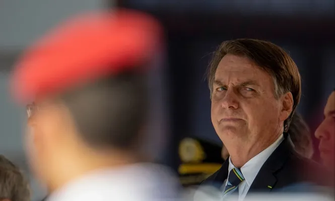 Jair Bolsonaro, presidente de Brasil, durante una ceremonia en Río de Janeiro