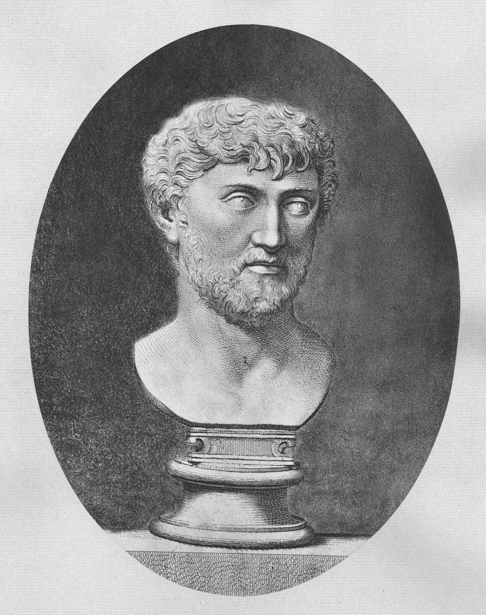 Lucrecio escribió un poema hace 2000 años que hablaba de átomos y de la naturaleza. Se llamó De Rerum Natura y fue muy admirado en el Renacimiento.