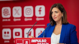La portavoz de la Ejecutiva Federal del PSOE, Esther Peña.
