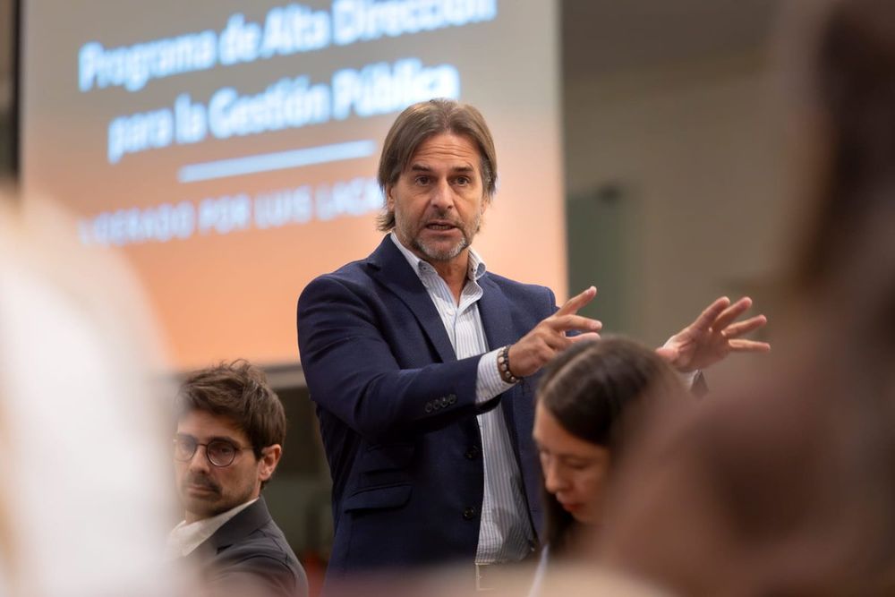 Luis Lacalle Pou en el Centro de Estudios para el Desarrollo (CED)