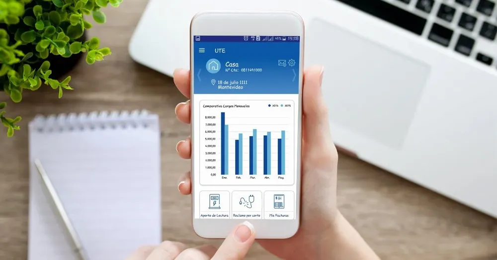 La empresa aclara que solo envía correos desde su dominio ute.com.uy.