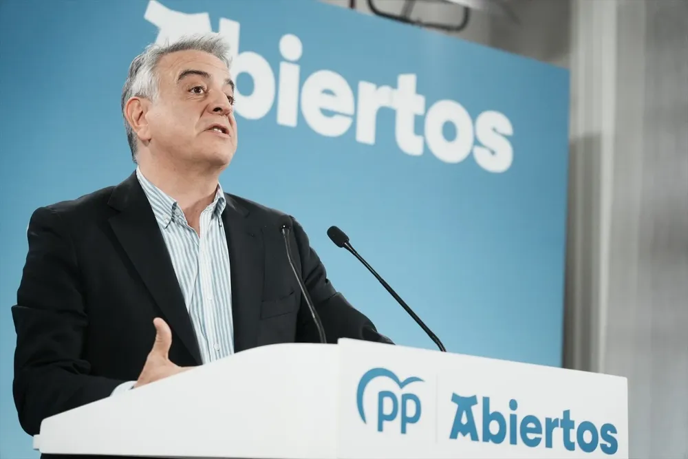 El presidente del PP vasco, Javier de Andrés.