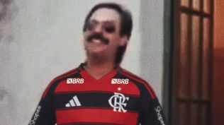 Uno de los memes que Flamengo le dedicó a Racing, con Francella como protagonista Uno de los memes que Flamengo le dedicó a Racing, con Francella como protagonista