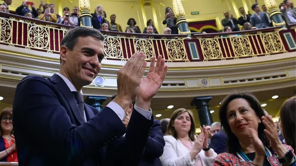 Pedro Sánchez ganó una moción de censura contra Mariano Rajoy.