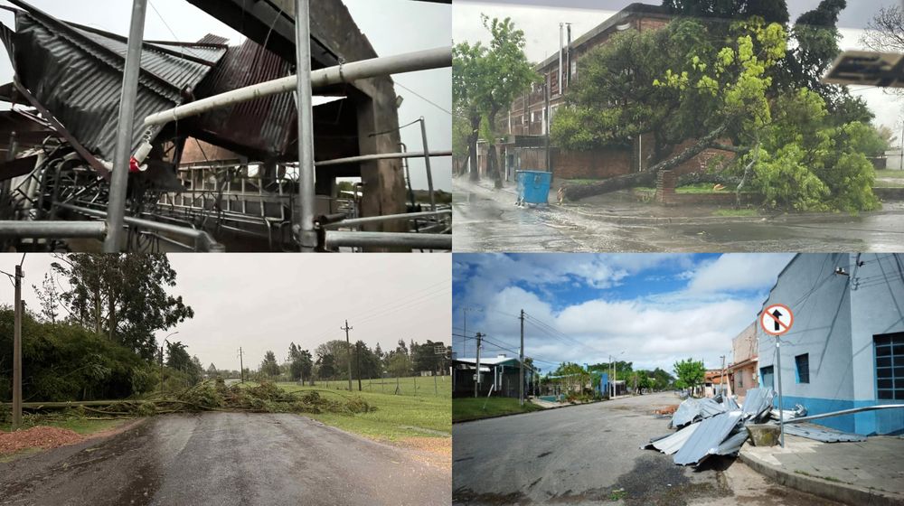 Temporal en Uruguay