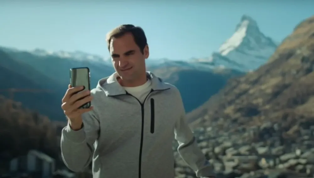 Federer en la publicidad viral