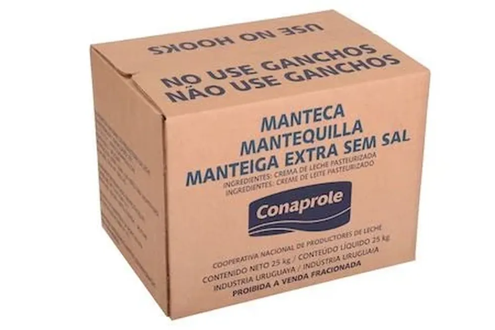 Exportaciones de lácteos: en enero de 2025 creció la colocación de manteca uruguaya.