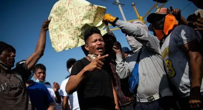 Las protestas arrancaron el pasado 28 de marzo por el alza de precios del combustible