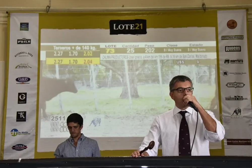 El remate se desarrolló en el Hipódromo Nacional de Maroñas