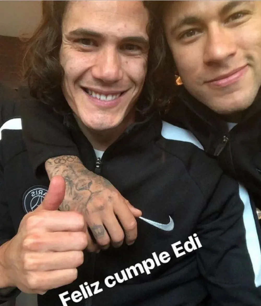 El saludo de Neymar a Edi