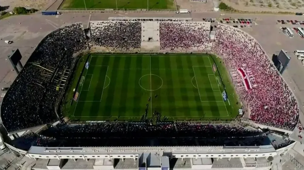 El estdaio de San Juan que recibe el River-Boca