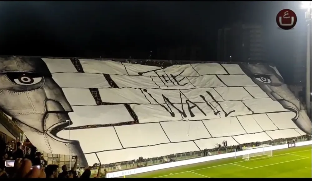 El mosaico de Salernitana para Pink Floyd