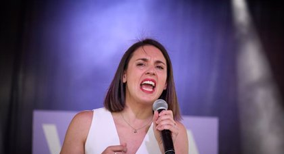 La candidata de Podemos a las elecciones europeas, Irene Montero﻿