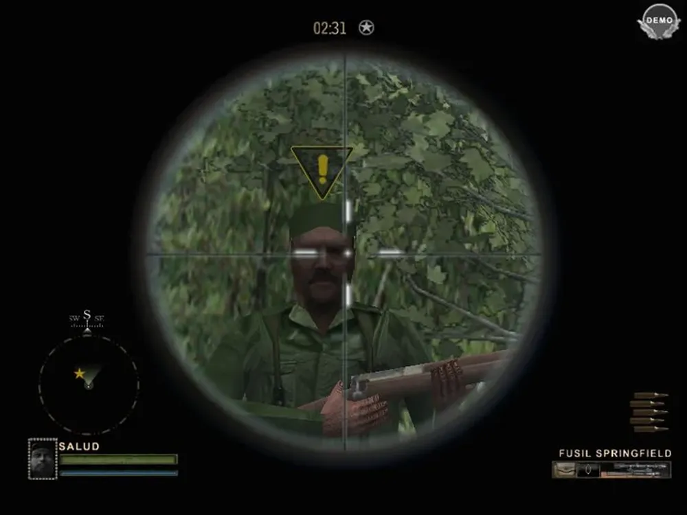 El juego cuenta con cinco niveles, y funciona a partir del teclado de la PC