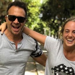 Sergio Lapegüe y su hija Mika se preparan para compartir su historia en la feria Leer y Comer