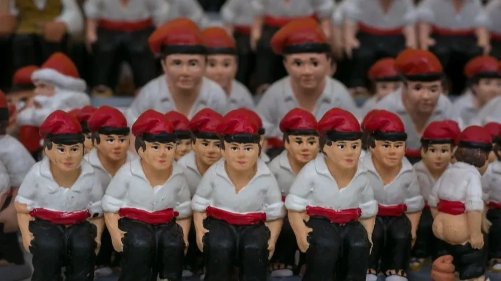 Los caganers son personajes emblemáticos de las navidades catalanas.