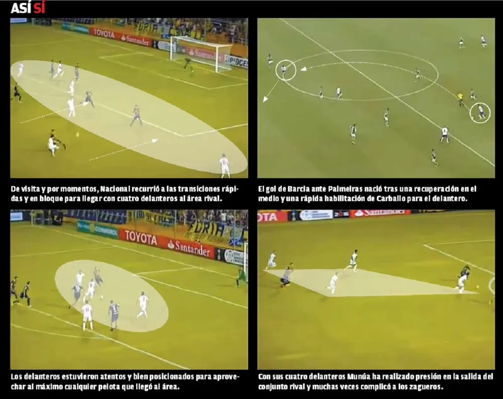 Cuatro situaciones en las que Nacional atacó a rivales de visitante