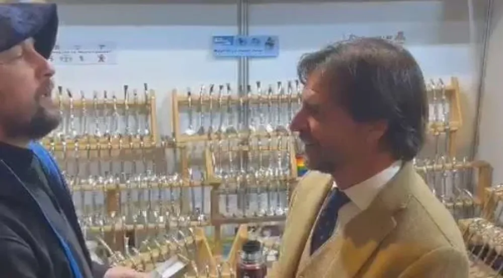 Captura de pantalla del video de Lacalle Pou en la Expo Prado 2023