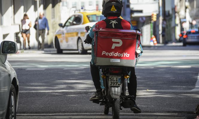 Repartidor de PedidosYa.&nbsp;