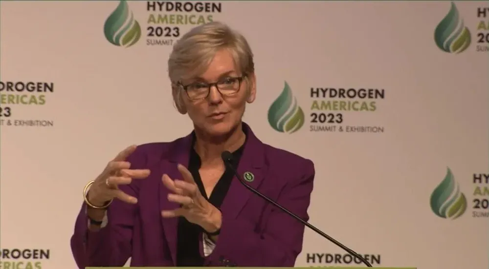 La secretaria de Energía de EEUU, Jennifer Granholm.