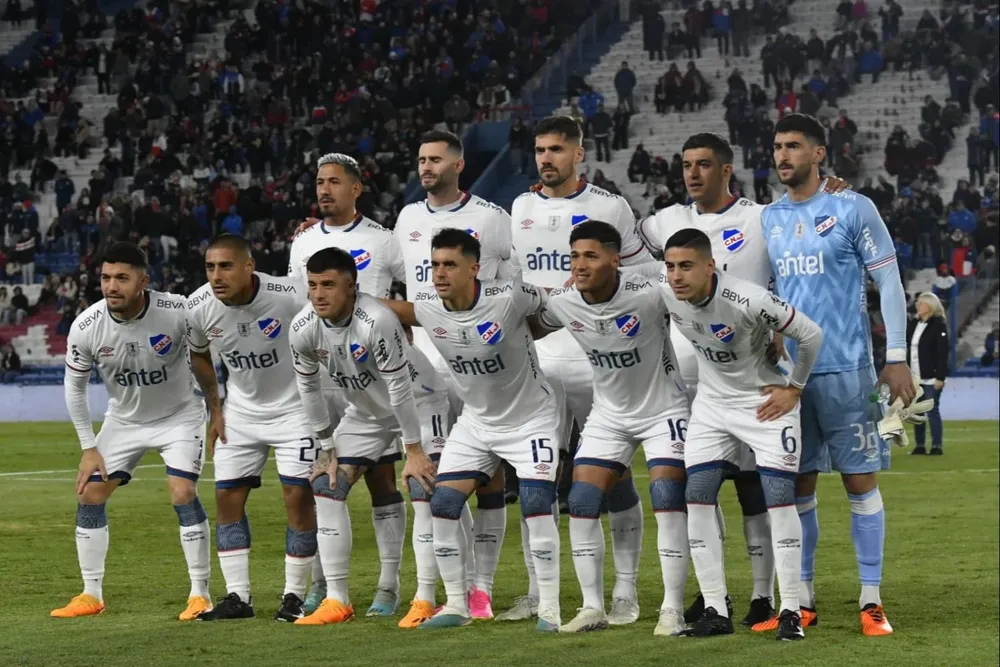 Los jugadores de Nacional