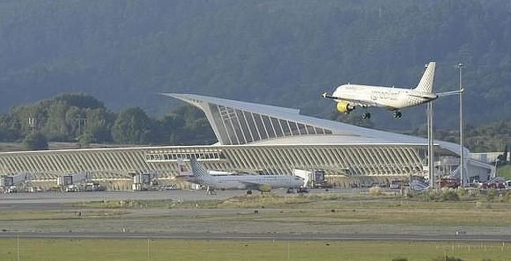 Una imagen del aeropuerto de Bilbao