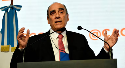 Guillermo Francos asistió a la manifestación a favor de Corina Machado