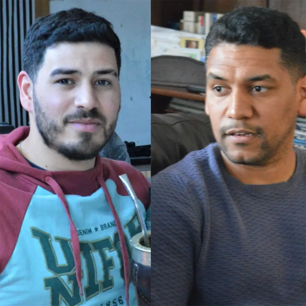 Luis “Chipi” Torres y Edison González son sanduceros y viven en Colón