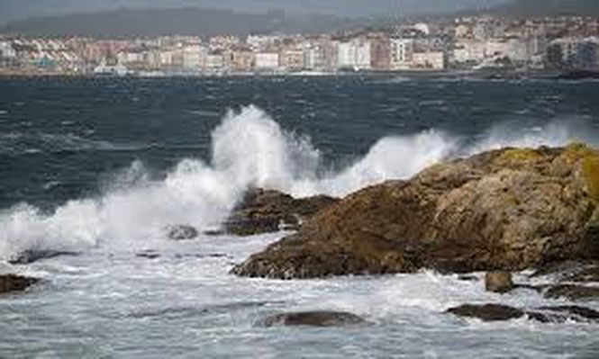 La Aemet pronostica vientos y olas en Galicia&nbsp;