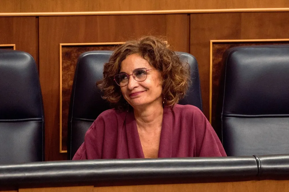 La vicepresidenta cuarta y ministra de Hacienda y Función Pública, María Jesús Montero.
