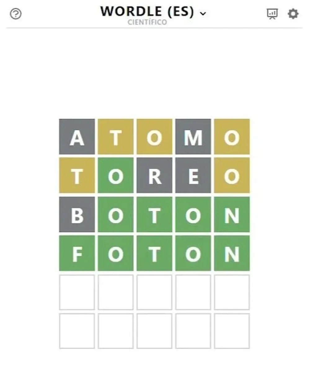 Ahora Wordle tiene versión científica
