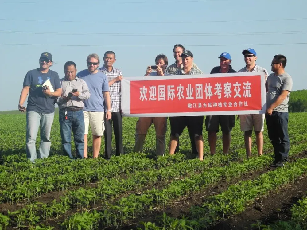 Productores uruguayos visitaron campos con soja en China