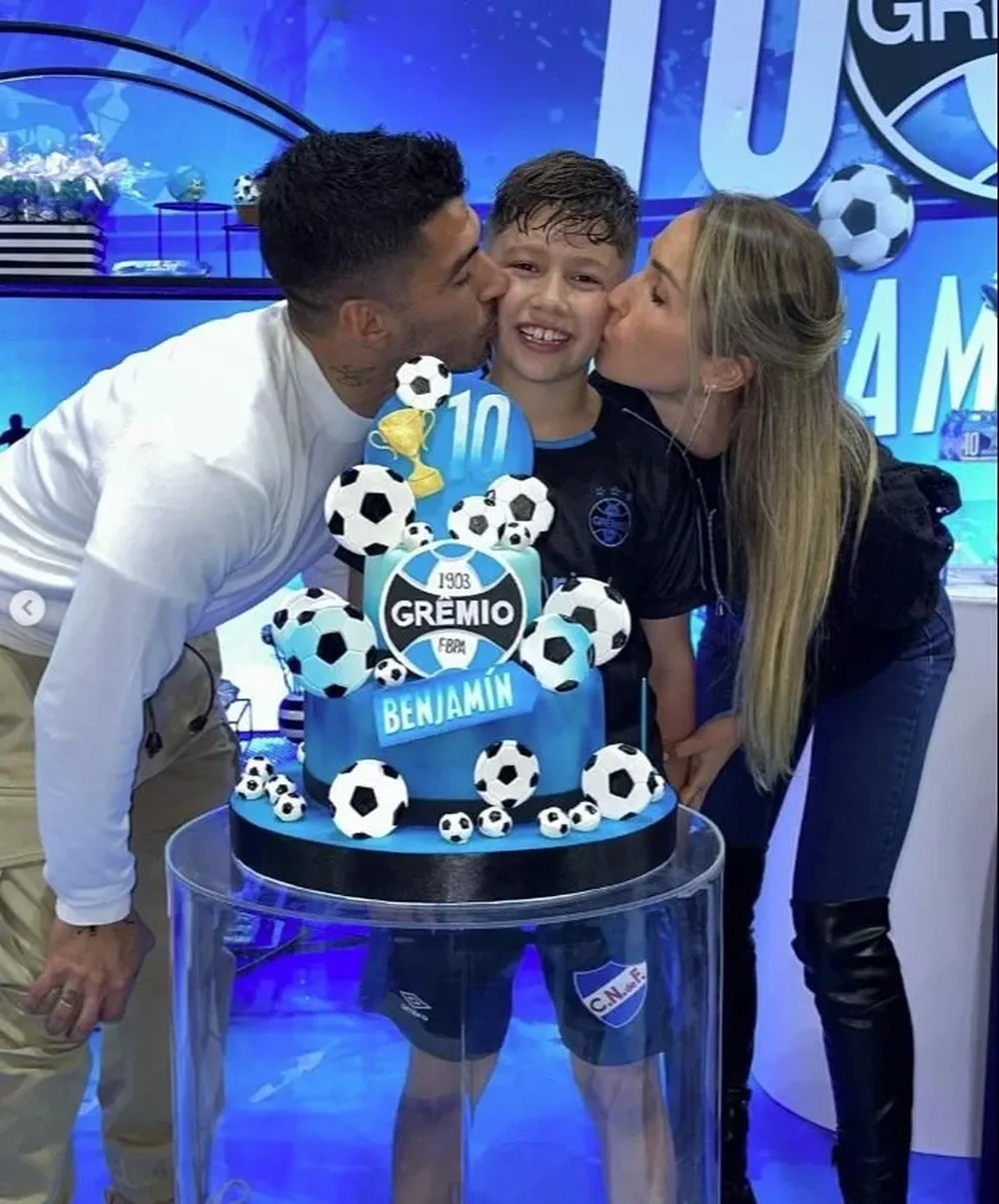 Las fotos del cumple de Benjamín Suárez junto a su familia
