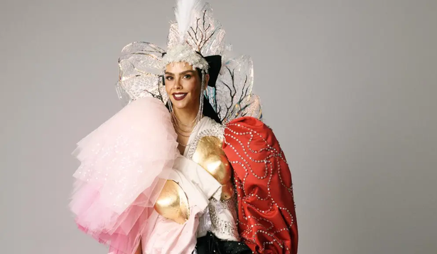 Cristina Pedroche, con su atuendo reciclado.