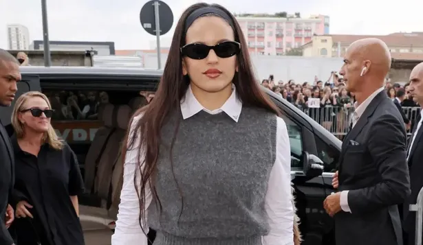Rosalía en la Semana de la Moda de Milán