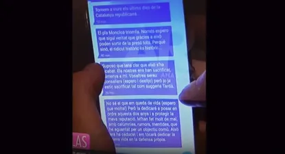 Los mensajes del celular de Puigdemont: Esto se ha terminado
