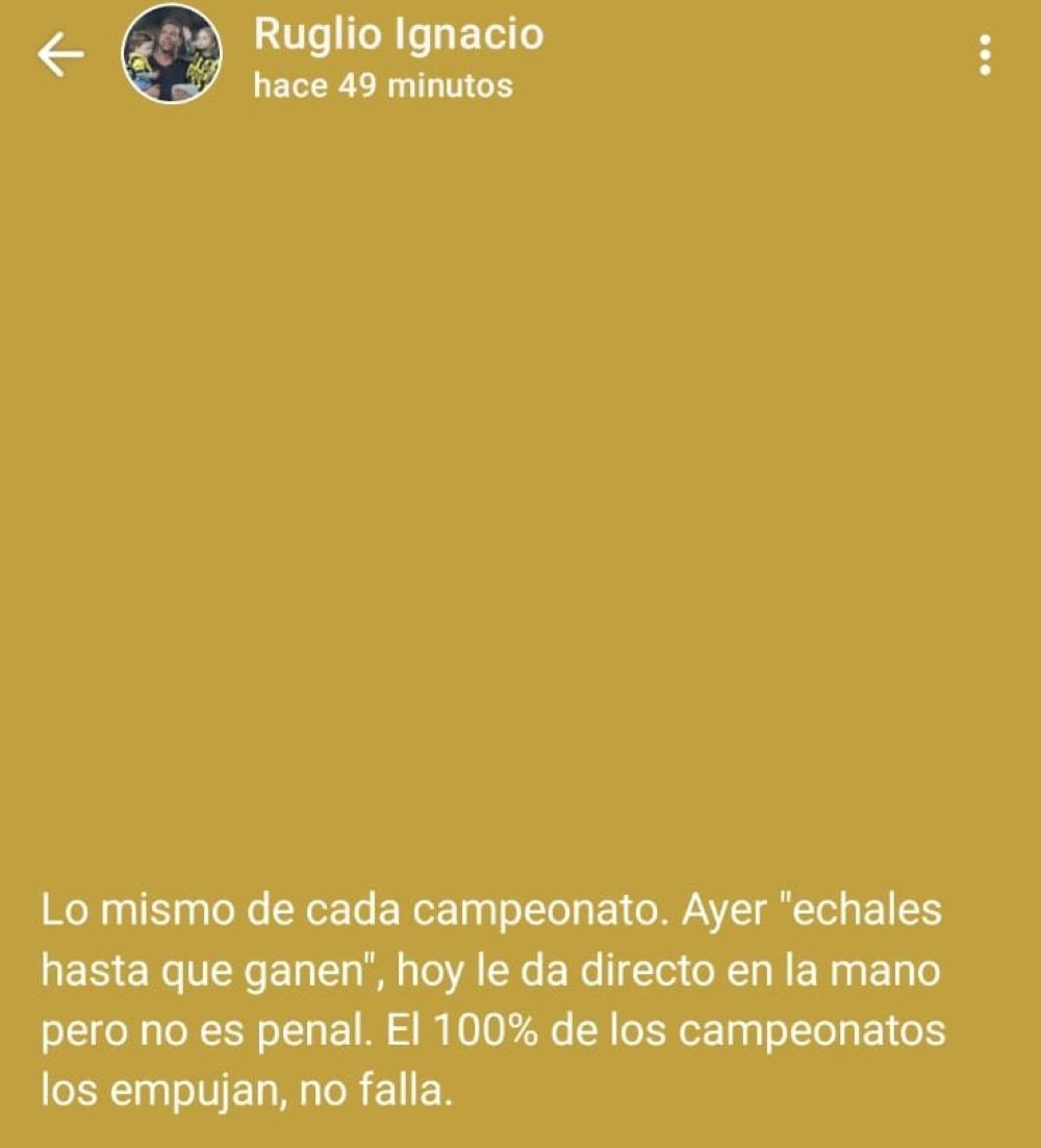 El comentario de Ignacio Ruglio por el penal que Javier Feres no pitó para Peñarol ante River Plate en el Torneo Intermedio El comentario de Ignacio Ruglio por el penal que Javier Feres no pitó para Peñarol ante River Plate en el Torneo Intermedio